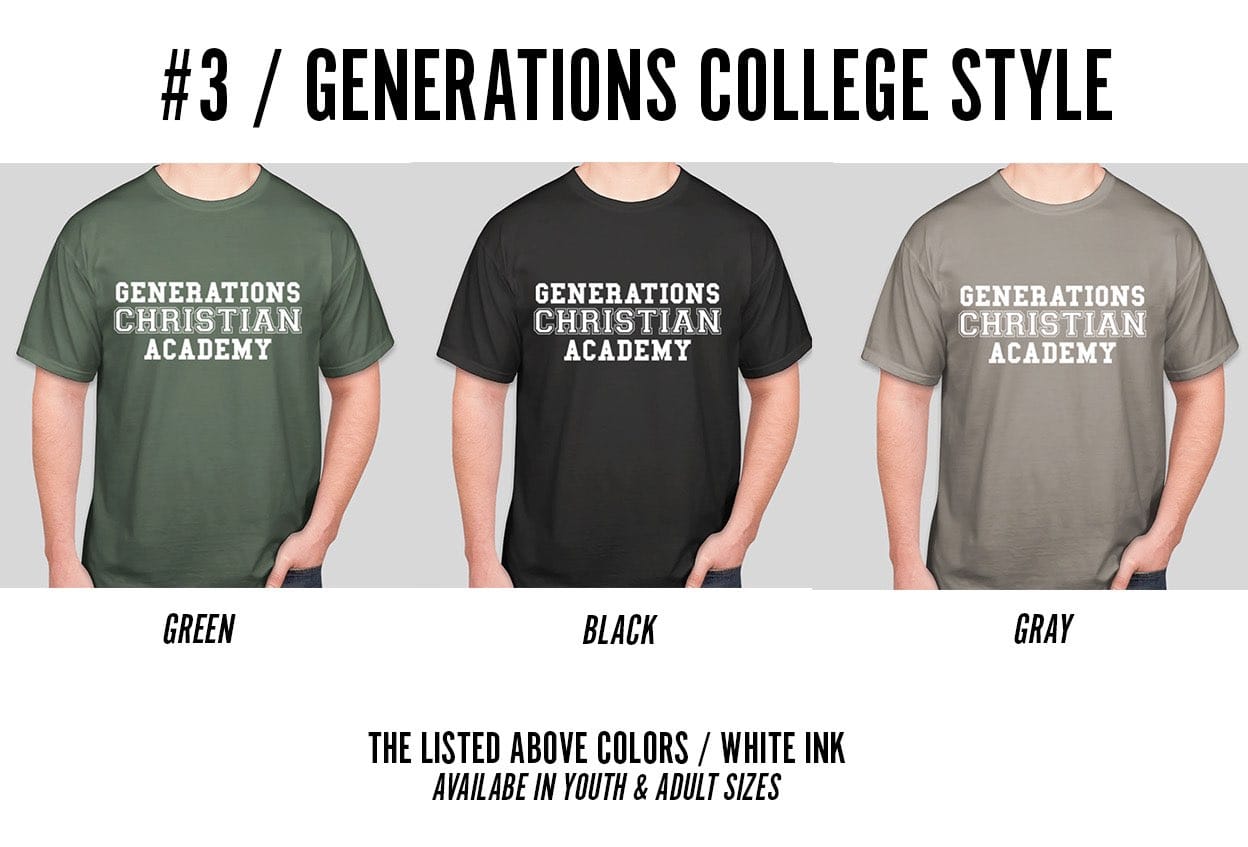 #3 / GENERATIONS COLLEGE STYLE